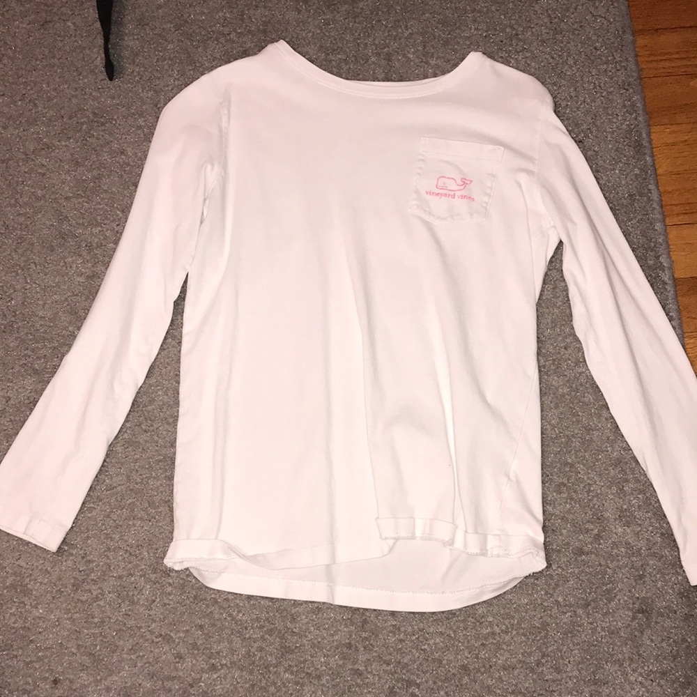 white vineyard vines long sleeve